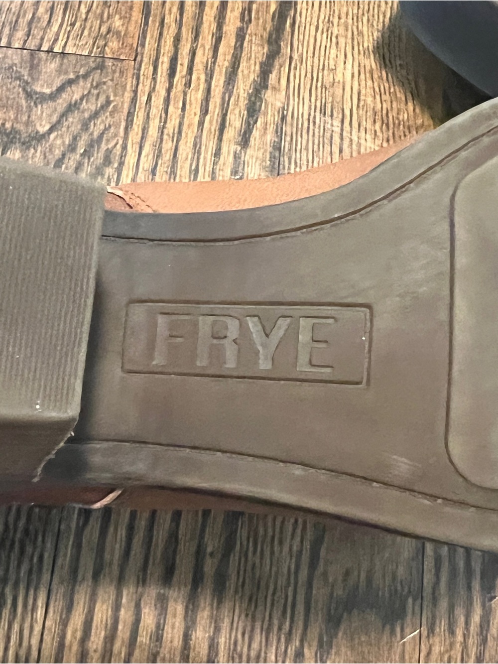 Frye Cognac Leather Pointed Ankle Booties - Picture 7 of 10